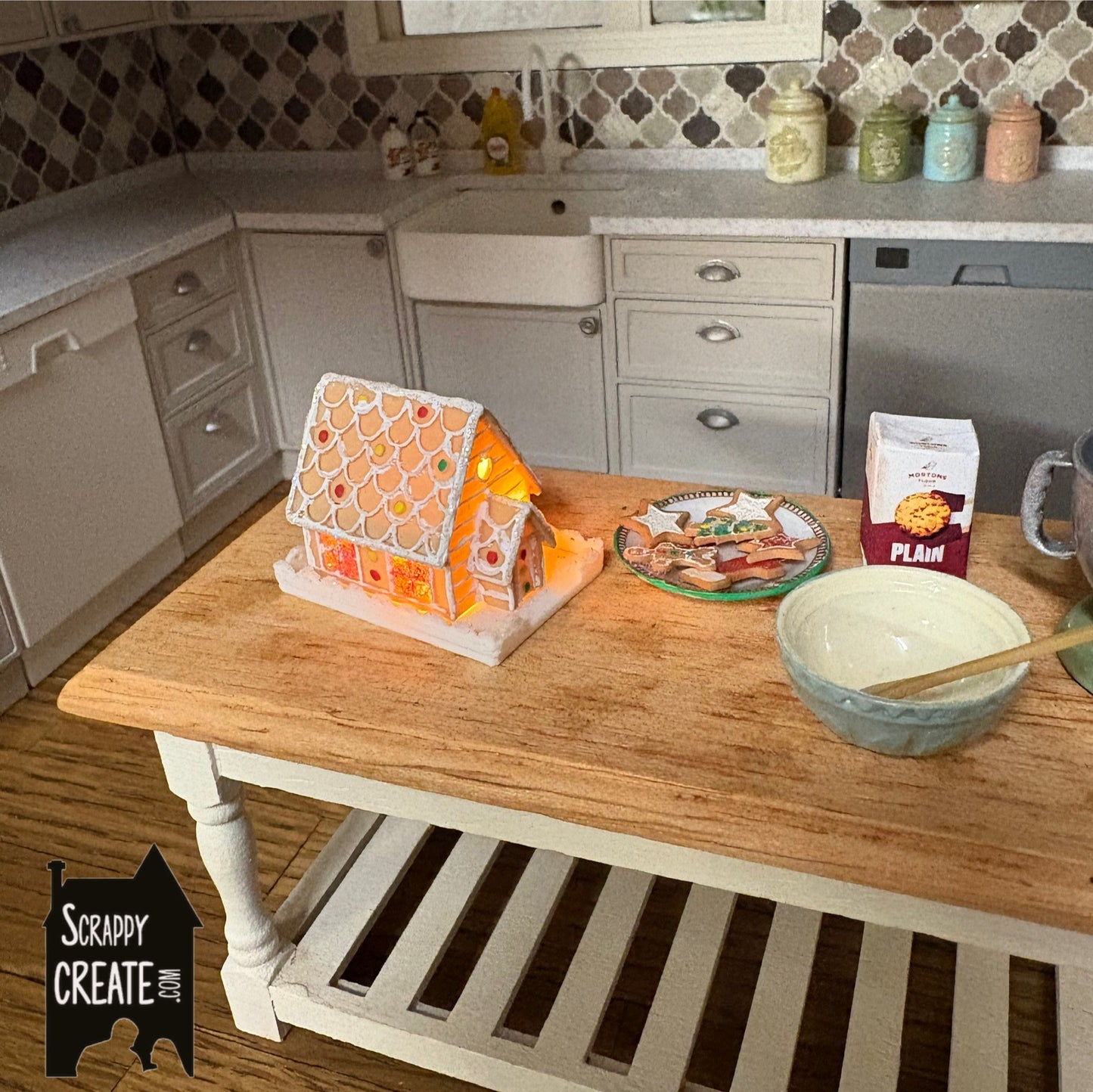 Light up Gingerbread House