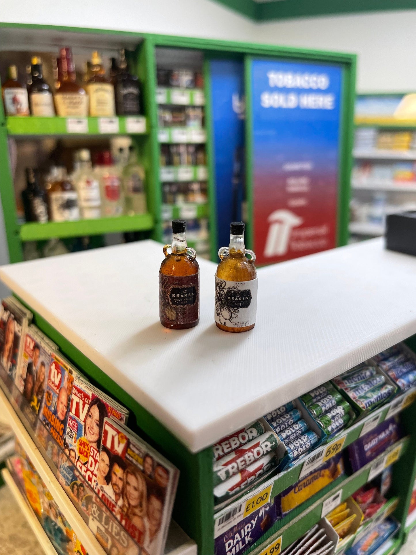 1:12 rum bottle kraken