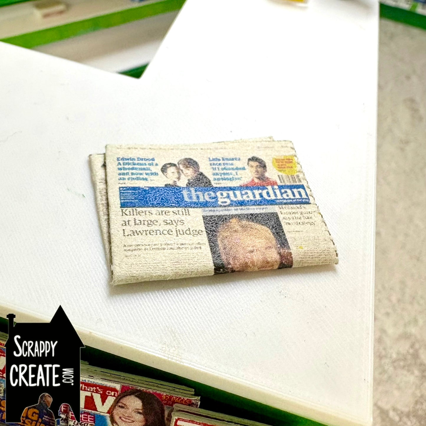 folded newspaper Broadsheet