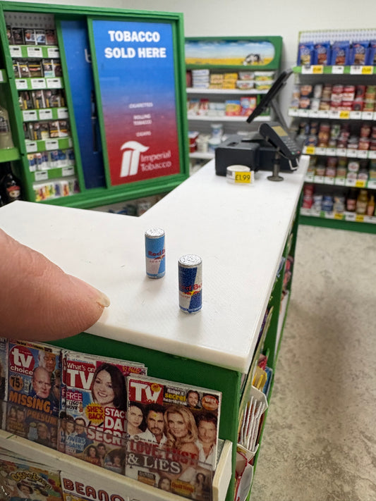 Redbull energy drink can