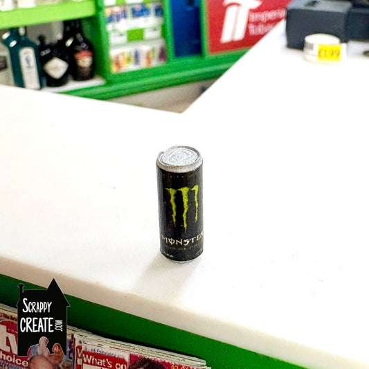 Monster energy drink can
