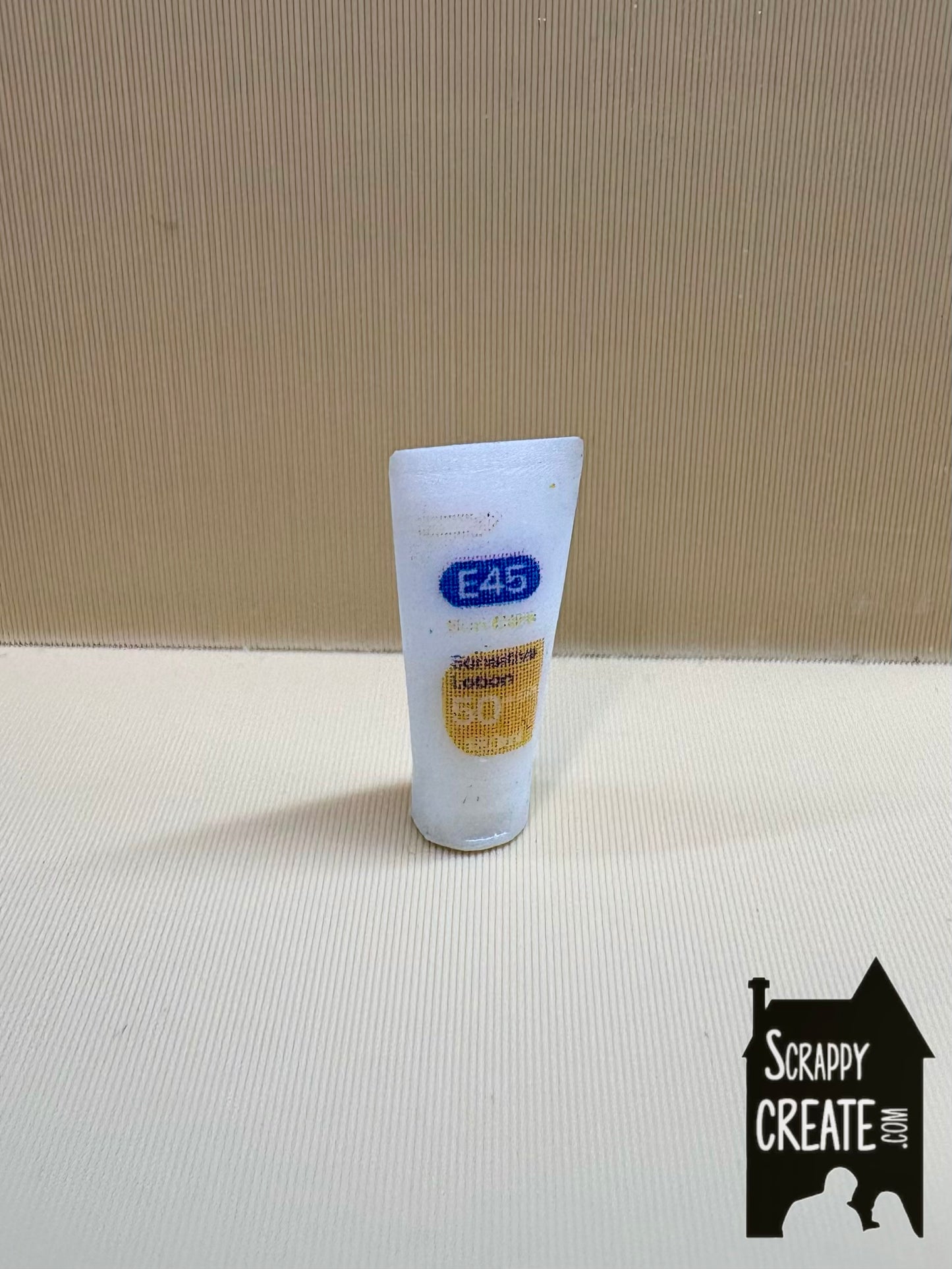 Sun lotion bottle